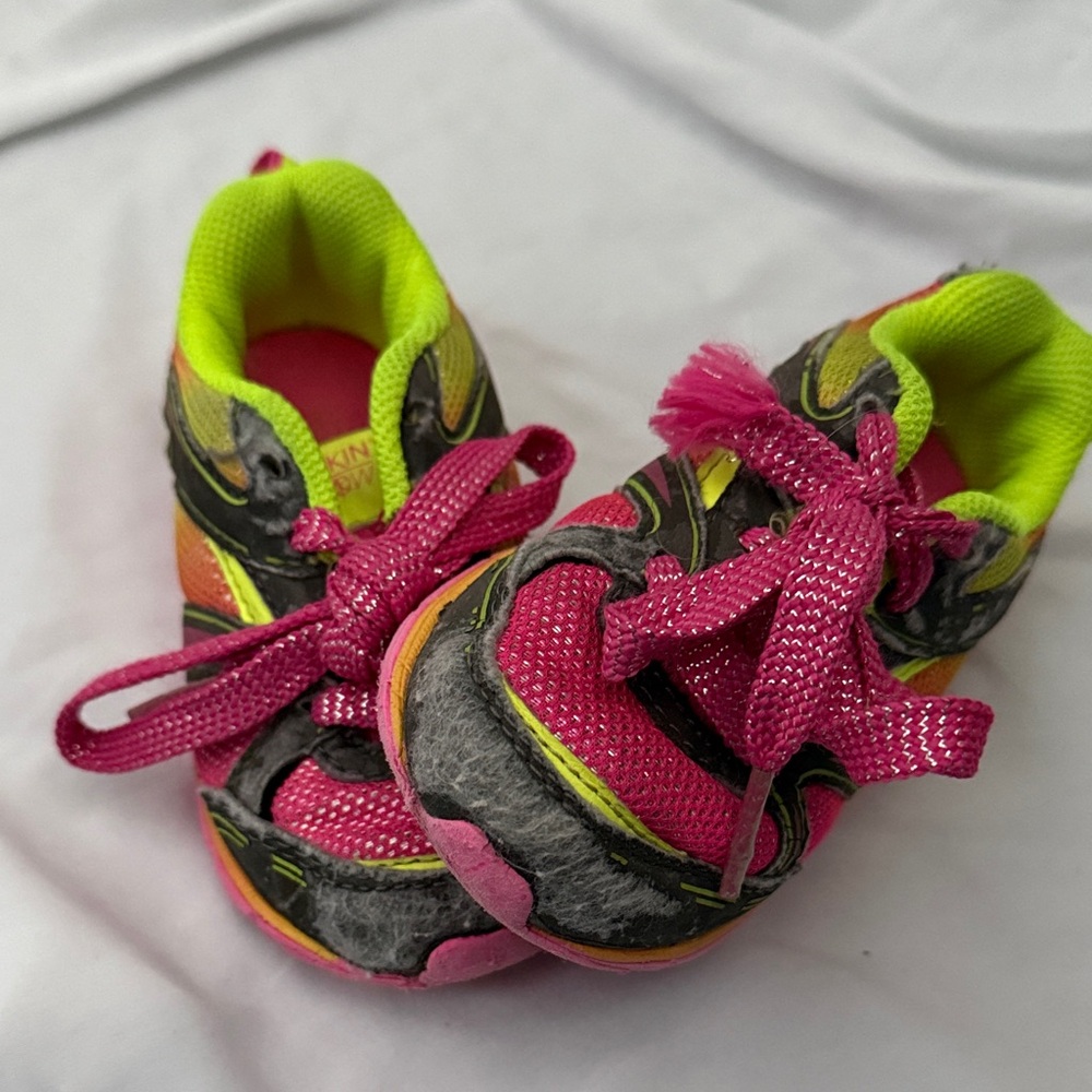 Danskin Vibrant Pink and Gray Kids Sneakers